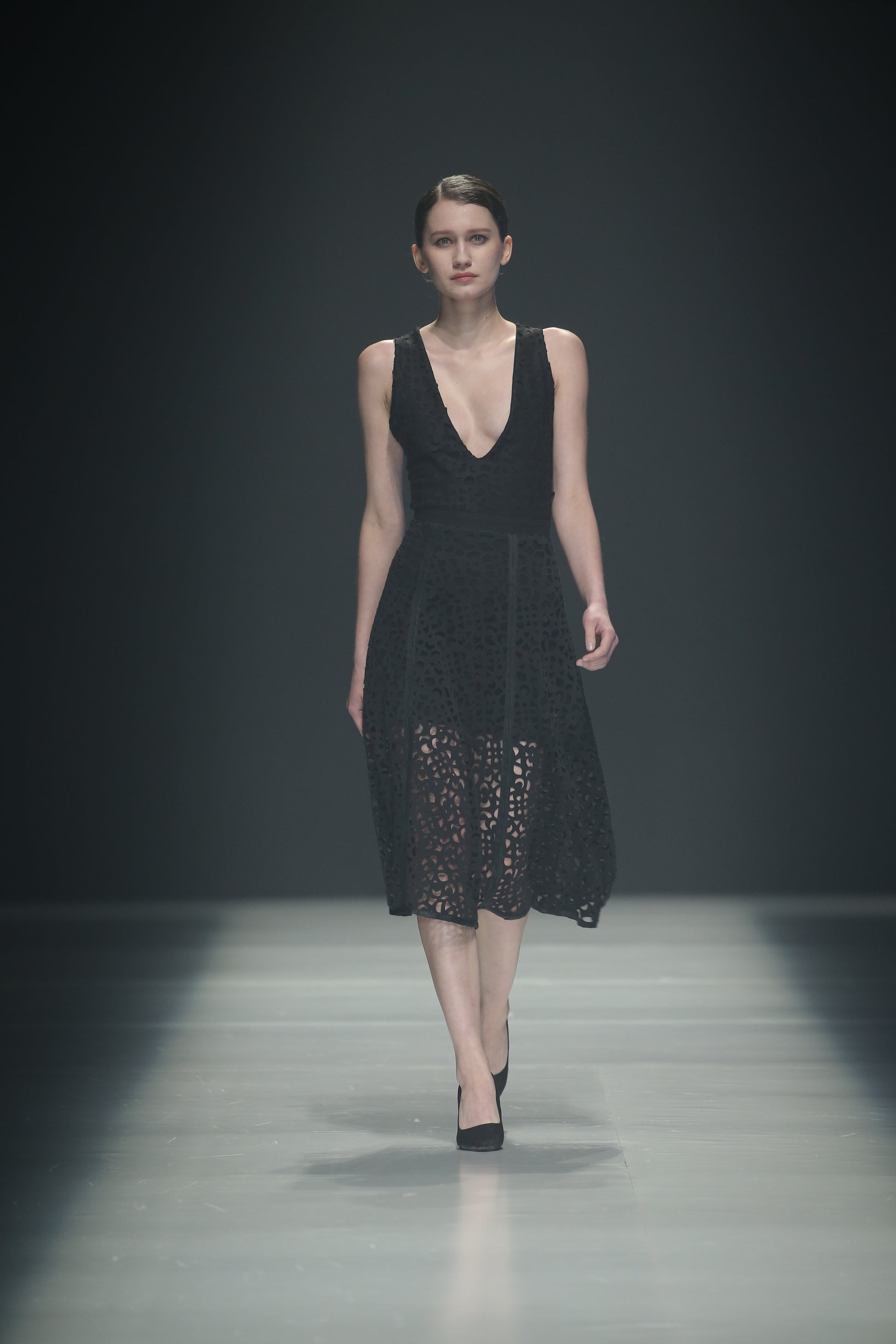 Dress Black in Laser - dieppacouture