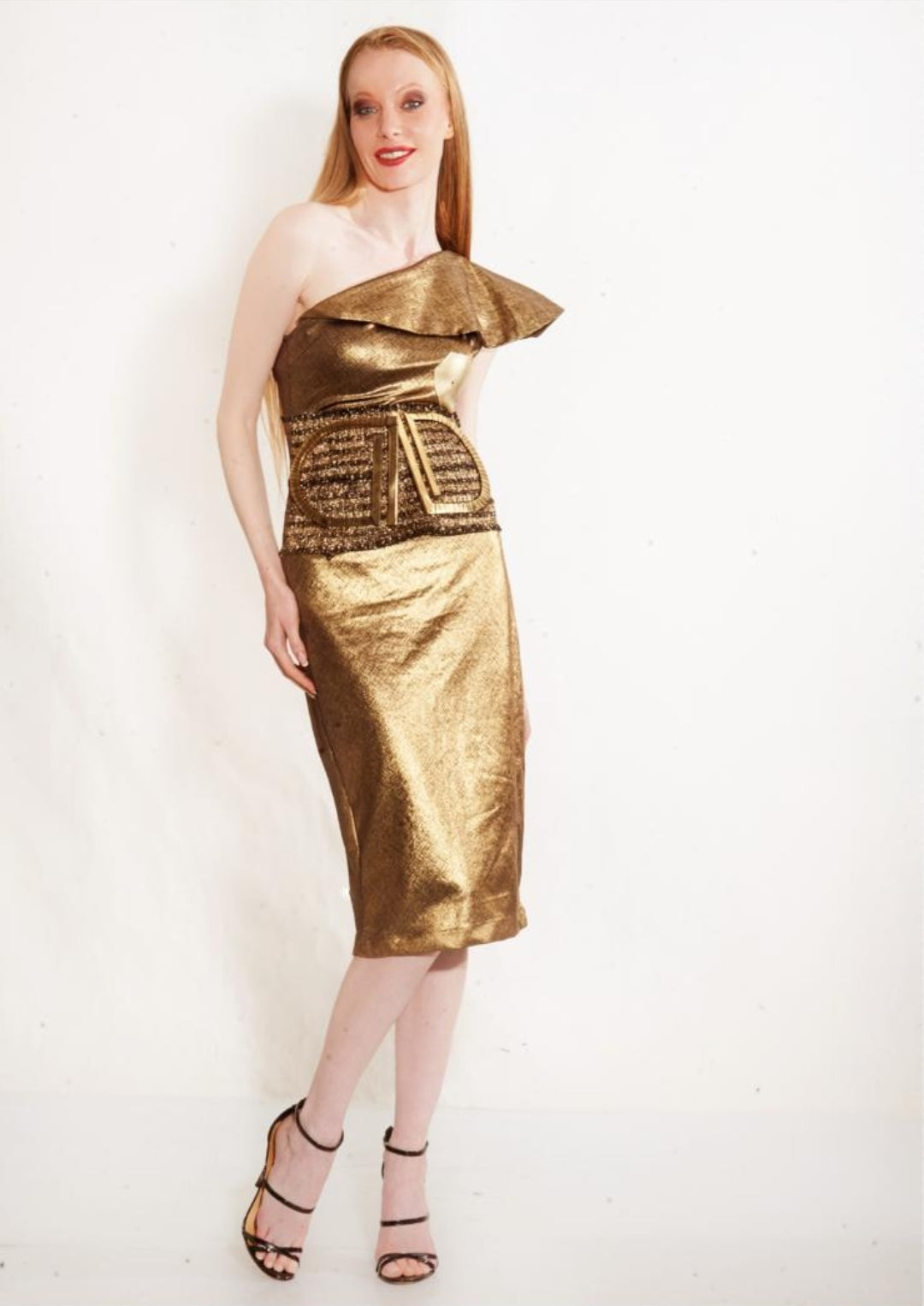 Gold Evening Dress - Golden Goddess