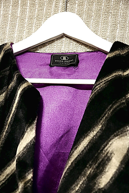 Violet of Eco Pelle Crop Jacket - dieppacouture