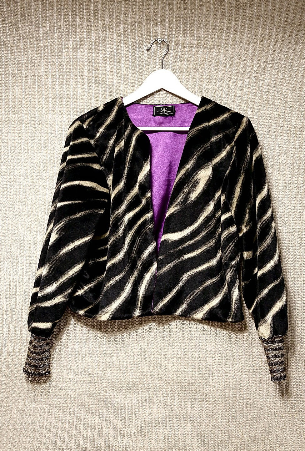 Violet of Eco Pelle Crop Jacket - dieppacouture